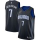 Black Michael Carter-Williams Magic #7 Twill Basketball Jersey FREE SHIPPING