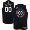 2020-21City Ray Ellefson Knicks #00 Twill Basketball Jersey FREE SHIPPING