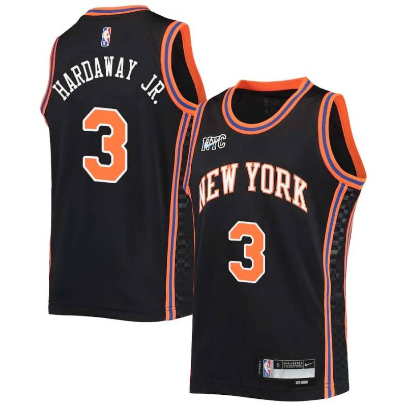 2021-22City Tim Hardaway Jr. Knicks #3 Twill Basketball Jersey FREE SHIPPING