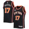 2021-22City Ignas Brazdeikis Knicks #17 Twill Basketball Jersey FREE SHIPPING