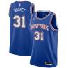 Blue2 Matt Mooney Knicks #31 Twill Basketball Jersey FREE SHIPPING