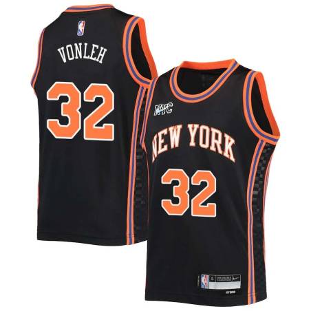 2021-22City Noah Vonleh Knicks #32 Twill Basketball Jersey FREE SHIPPING