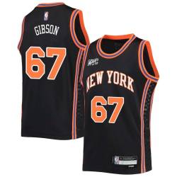 2021-22City Taj Gibson Knicks #67 Twill Basketball Jersey FREE SHIPPING