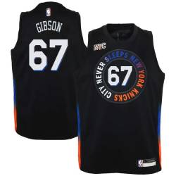 2020-21City Taj Gibson Knicks #67 Twill Basketball Jersey FREE SHIPPING