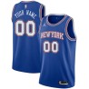 Blue2 Customized New York Knicks Twill Basketball Jersey FREE SHIPPING