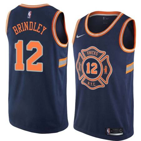2020-21City Aud Brindley Twill Basketball Jersey -Knicks #12 Brindley Twill Jerseys, FREE SHIPPING