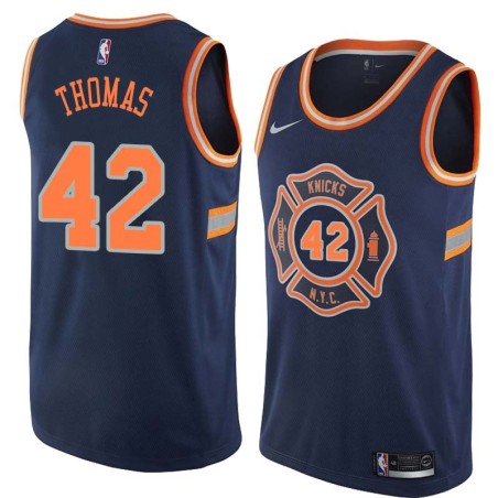2020-21City Lance Thomas Twill Basketball Jersey -Knicks #42 Thomas Twill Jerseys, FREE SHIPPING