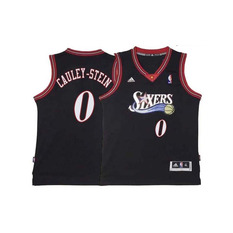 Black Throwback Willie Cauley-Stein 76ers #0 Twill Basketball Jersey FREE SHIPPING