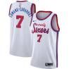 White Classic Timothe Luwawu-Cabarrot 76ers #7 Twill Basketball Jersey FREE SHIPPING