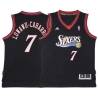 Black Throwback Timothe Luwawu-Cabarrot 76ers #7 Twill Basketball Jersey FREE SHIPPING