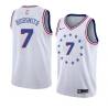 White_Earned Haywood Highsmith 76ers #7 Twill Basketball Jersey FREE SHIPPING