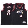 Black Throwback Zhaire Smith 76ers #8 Twill Basketball Jersey FREE SHIPPING