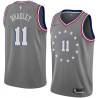 2018-19City Tony Bradley 76ers #11 Twill Basketball Jersey FREE SHIPPING