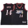 Black Throwback Danny Green 76ers #14 Twill Basketball Jersey FREE SHIPPING