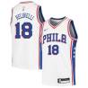 White Marco Belinelli 76ers #18 Twill Basketball Jersey FREE SHIPPING