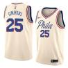 2017-18City Ben Simmons 76ers #25 Twill Basketball Jersey FREE SHIPPING