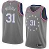 2018-19City Mike Muscala 76ers #31 Twill Basketball Jersey FREE SHIPPING