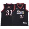 Black Throwback Seth Curry 76ers #31 Twill Basketball Jersey FREE SHIPPING