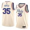 2017-18City Trevor Booker 76ers #35 Twill Basketball Jersey FREE SHIPPING