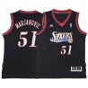 Black Throwback Boban Marjanovic 76ers #51 Twill Basketball Jersey FREE SHIPPING