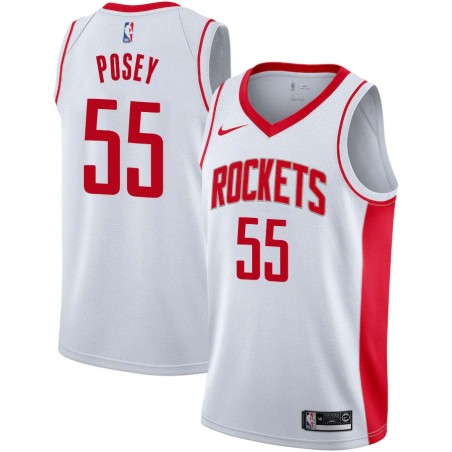 James Posey Twill Basketball Jersey -Rockets #55 Posey Twill Jerseys, FREE SHIPPING