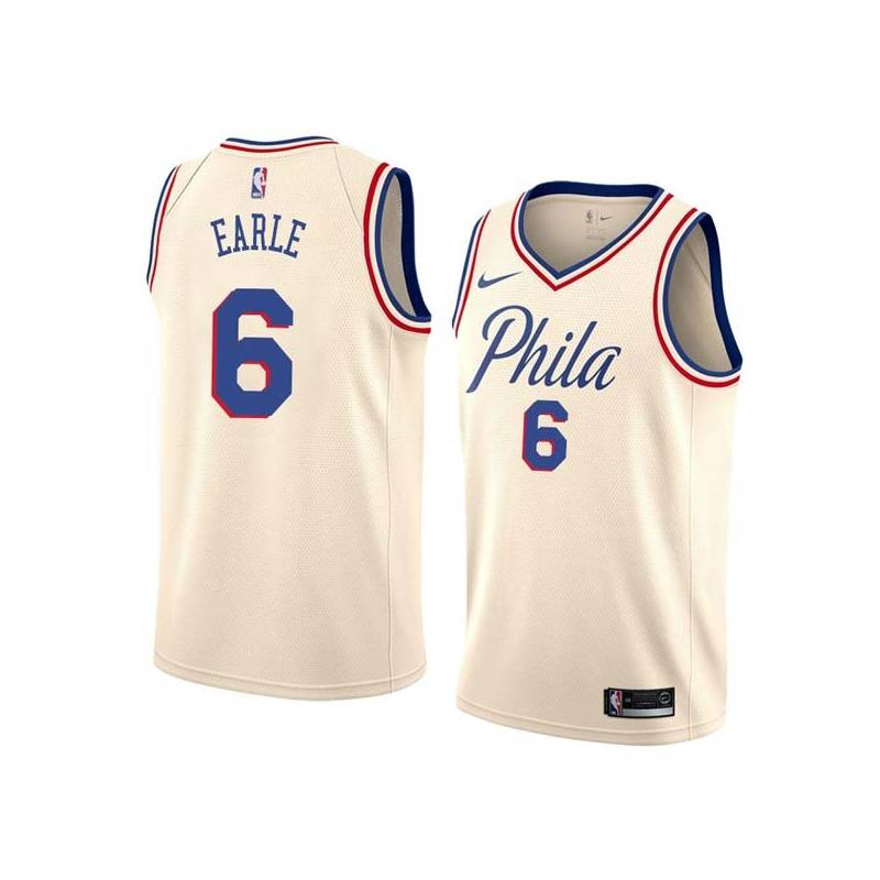 2017-18City Ed Earle Twill Basketball Jersey -76ers #6 Earle Twill Jerseys, FREE SHIPPING