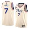 2017-18City Bill Gabor Twill Basketball Jersey -76ers #7 Gabor Twill Jerseys, FREE SHIPPING