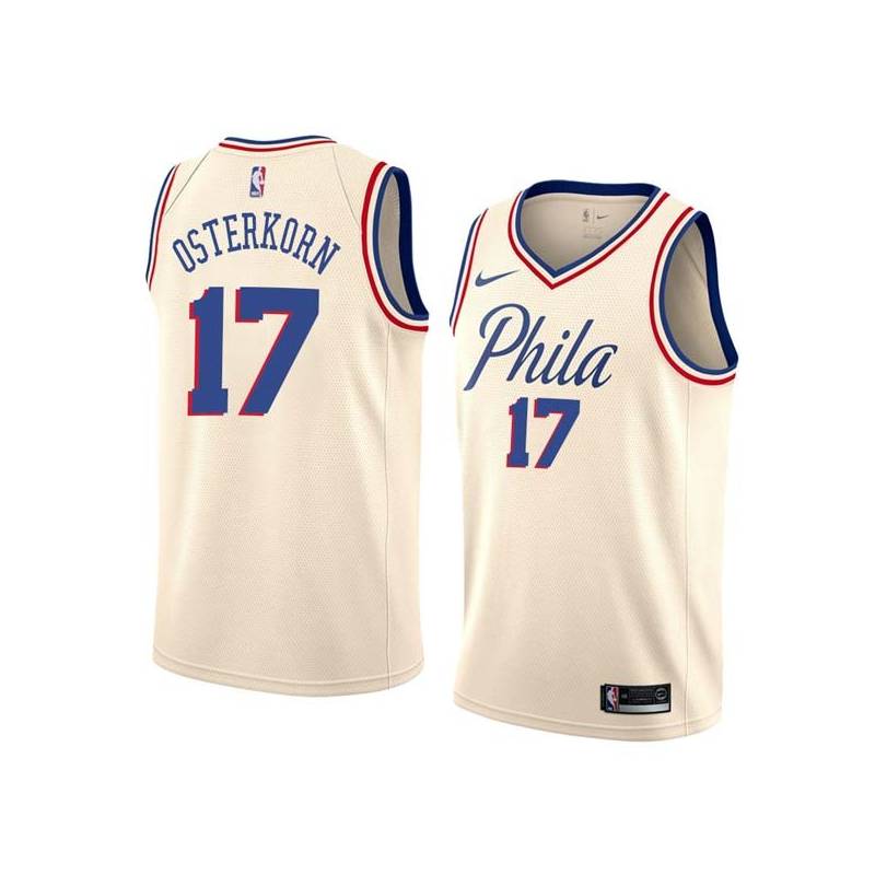 2017-18City Wally Osterkorn Twill Basketball Jersey -76ers #17 Osterkorn Twill Jerseys, FREE SHIPPING