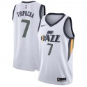 White Kelly Tripucka Twill Basketball Jersey -Jazz #7 Tripucka Twill Jerseys, FREE SHIPPING