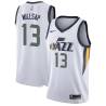 Elijah Millsap Twill Basketball Jersey -Jazz #13 Millsap Twill Jerseys, FREE SHIPPING