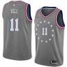 2018-19City Raja Bell Twill Basketball Jersey -76ers #11 Bell Twill Jerseys, FREE SHIPPING