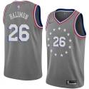 Shaler Halimon Twill Basketball Jersey -76ers #26 Halimon Twill Jerseys, FREE SHIPPING