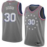 2018-19City Drew Gordon Twill Basketball Jersey -76ers #30 Gordon Twill Jerseys, FREE SHIPPING