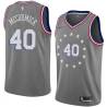 2018-19City Tim McCormick Twill Basketball Jersey -76ers #40 McCormick Twill Jerseys, FREE SHIPPING