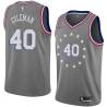 2018-19City Ben Coleman Twill Basketball Jersey -76ers #40 Coleman Twill Jerseys, FREE SHIPPING