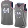 2018-19City Allan Bristow Twill Basketball Jersey -76ers #44 Bristow Twill Jerseys, FREE SHIPPING