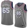 2018-19City George Ratkovicz Twill Basketball Jersey -76ers #65 Ratkovicz Twill Jerseys, FREE SHIPPING