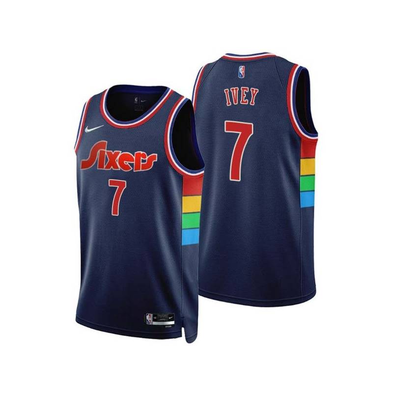 2021-22City Royal Ivey Twill Basketball Jersey -76ers #7 Ivey Twill Jerseys, FREE SHIPPING