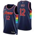 Royal Ivey Twill Basketball Jersey -76ers #12 Ivey Twill Jerseys, FREE SHIPPING