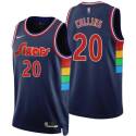 Doug Collins Twill Basketball Jersey -76ers #20 Collins Twill Jerseys, FREE SHIPPING