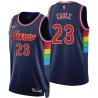 2021-22City Barney Cable Twill Basketball Jersey -76ers #23 Cable Twill Jerseys, FREE SHIPPING