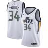 Scott Padgett Twill Basketball Jersey -Jazz #34 Padgett Twill Jerseys, FREE SHIPPING