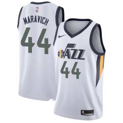Pete Maravich Twill Basketball Jersey -Jazz #44 Maravich Twill Jerseys, FREE SHIPPING