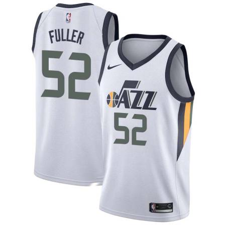 Todd Fuller Twill Basketball Jersey -Jazz #52 Fuller Twill Jerseys, FREE SHIPPING