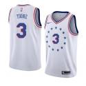 Bernard Toone Twill Basketball Jersey -76ers #3 Toone Twill Jerseys, FREE SHIPPING