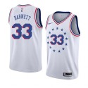 Jim Barnett Twill Basketball Jersey -76ers #33 Barnett Twill Jerseys, FREE SHIPPING
