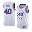 Corie Blount Twill Basketball Jersey -76ers #40 Blount Twill Jerseys, FREE SHIPPING
