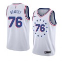 Shawn Bradley Twill Basketball Jersey -76ers #76 Bradley Twill Jerseys, FREE SHIPPING