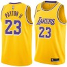 Gold Gary Payton II Lakers #23 Twill Basketball Jersey FREE SHIPPING