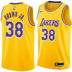 Chaundee Brown Jr. Lakers #38 Twill Basketball Jersey FREE SHIPPING